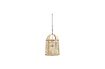 Miniature Suspension en bambou et lin beige Cloche 1