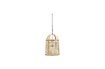 Miniature Suspension en bambou et lin beige Cloche 1