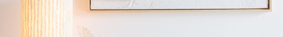 Mise en avant matière Suspension en coton beige Arjun