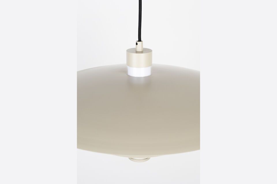 Suspension en fer beige Cole - 12