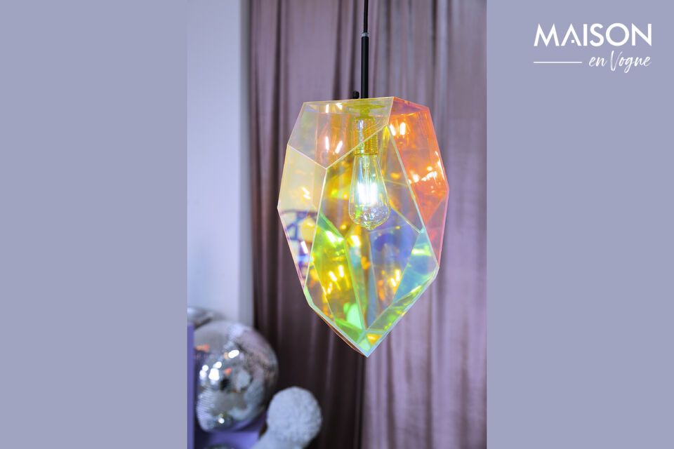 Les suspensions Diamond en fer multicolore