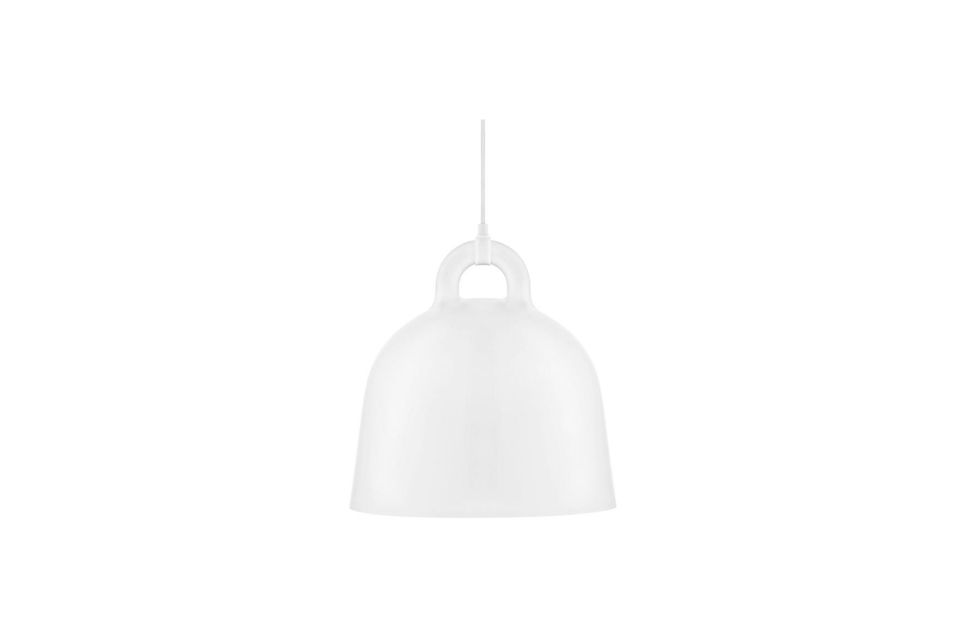 Suspension en métal blanc M Bell Normann Copenhagen