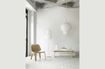 Miniature Suspension en paper blanc Bulb Puff 2