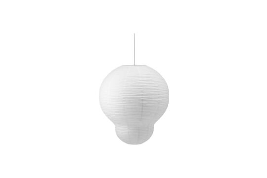 Suspension en papier blanc Bulb Puff Détouré