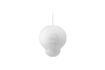 Miniature Suspension en papier blanc Bulb Puff 1
