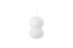 Miniature Suspension en papier blanc Twist Puff 1