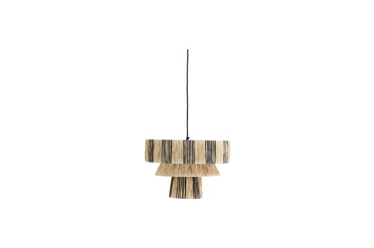 Suspension en raphia beige Palma