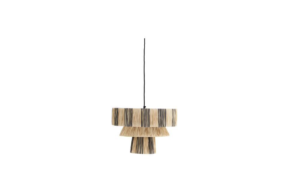 Suspension en raphia beige Palma Madam Stoltz