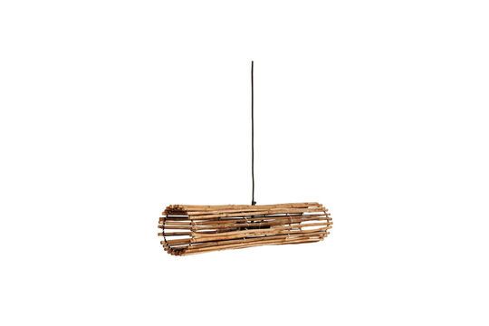 Suspension en rotin beige Savana