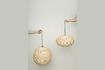 Miniature Suspension en rotin blanc Chand 4