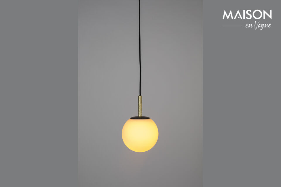 Suspension en verre blanc Orion 18 cm - 10