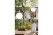 Miniature Suspension en verre blanc Orion 18 cm 2
