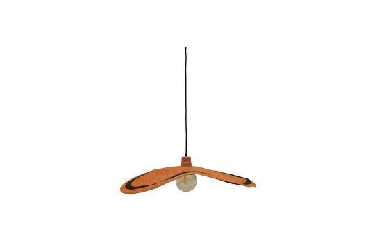 See the product profile suspension lamp in orange natural fiber and Uluwatu stripes Suspension lamp in orange natural fiber and Uluwatu stripes