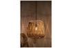 Miniature Suspension lampe en bambou beige Moza 1