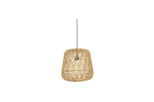 Suspension lampe en bambou beige Moza