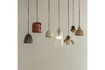Miniature Suspension large en verre vert Elle 2