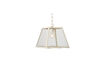 Miniature Suspension metallique beige Serre 1