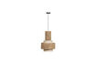 Miniature Suspension Ø38 cm Corde Naturelle Pelle 1