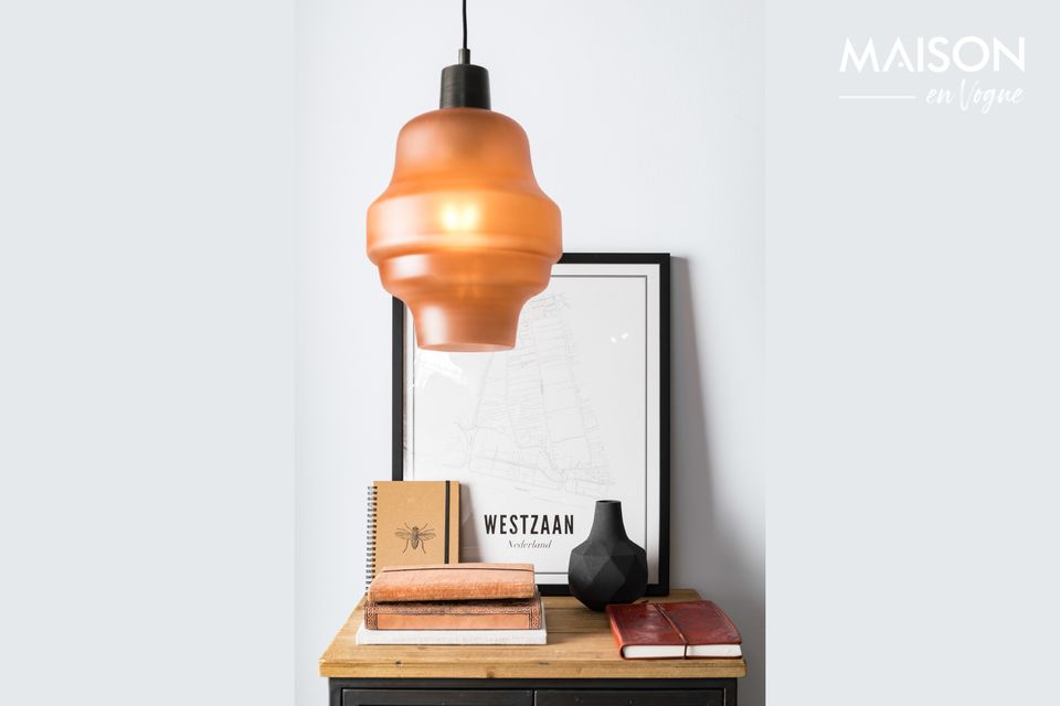 Suspension Rose coloris terra - 6