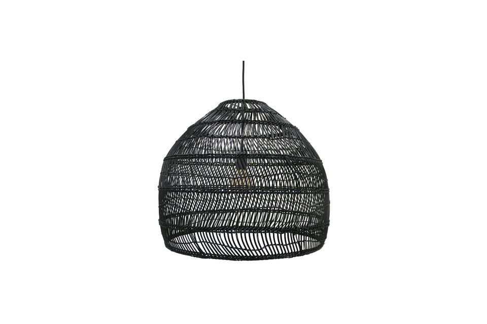 Suspension Sancy en osier noir taille M HK Living