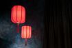 Miniature Suspension Suoni rouge taille L 3