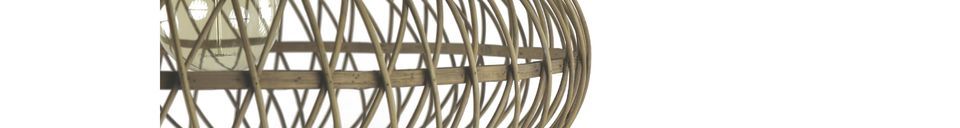 Mise en avant matière Suspension Tao en bambou