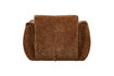 Miniature Swivel Armchair 3D Chenille Mid Brown Baggy 7