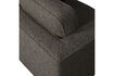 Miniature Swivel armchair bouclé anthracite LAZY 6
