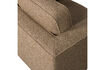 Miniature Swivel Armchair Brown Bouclé LAZY 6