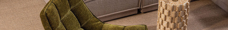 Material Details Swivel Armchair Chenille Green Maudi