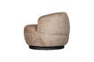 Miniature Swivel Armchair Chenille Sand WOOLLY 4