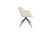 Miniature Swivel armchair in beige fabric Doulton 6