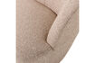 Miniature Swivel Armchair Natural Melange Fabric SERRA 6