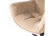 Miniature Swivel armchair sand velvet Wibo 6