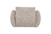 Miniature Swivel Armchair Woven Fabric Natural Melange BAGGY 4