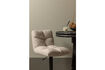 Miniature Swivel bar stool bouclé sand VINNY 3