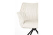Miniature Swivel dining chair beige Kodak 7