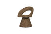 Miniature Swivel dining chair sand melange woven fabric Winter 1