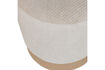 Miniature Swivel Pouf Beige Bouclé Islen 4