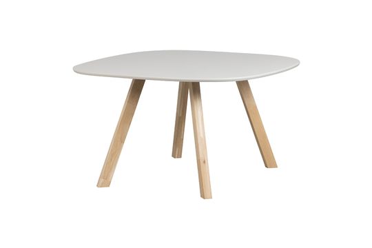Voir la fiche produit table 130x130 en frêne avec pied carré blanc cassé Tablo Table 130x130 en frêne avec pied carré blanc cassé Tablo