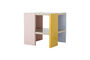 Miniature Table 35x35 cm in Multicolored MDF Coloria Clipped