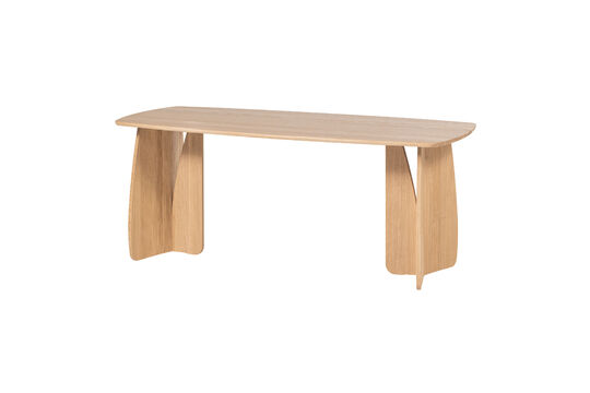 Voir la fiche produit table à manger 180x100 cm Chêne Naturel VEERE Table à manger 180x100 cm Chêne Naturel VEERE