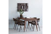Miniature Table à manger 180x95 cm bois de manguier brun RUBO 2