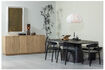 Miniature Table à manger 200x105 cm MDF marron foncé Leah 2