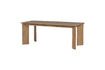 Miniature Table à manger arrondie 180x100 cm chêne transparent Tablo 1