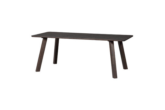Table à manger arrondie 200x90 cm chêne Mystic Brown Tablo