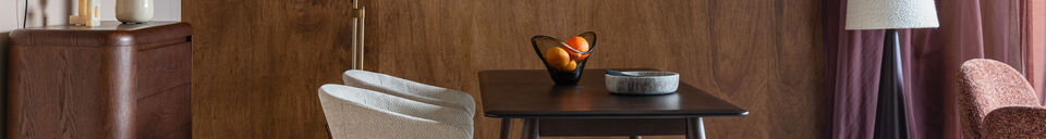 Mise en avant matière Table à manger Elroy