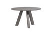Miniature Table à manger Ø 129 cm chêne gris chaud RHONDA 1