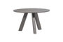 Miniature Table à manger Ø 129 cm chêne gris chaud RHONDA Détouré