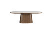 Miniature Table à manger ovale 180 cm en noyer Almira 1